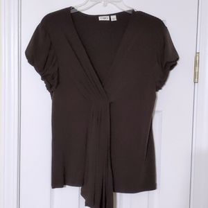 Lds v-neck top by Cato sz lg